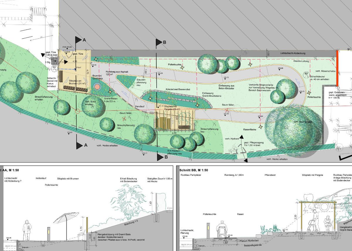 Lageplan Demenzgarten