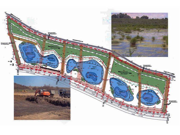 Lageplan renaturierte Absetzbecken