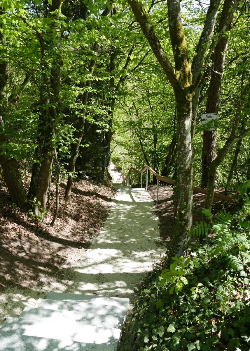 Zugang Treppe Schwarzachklamm