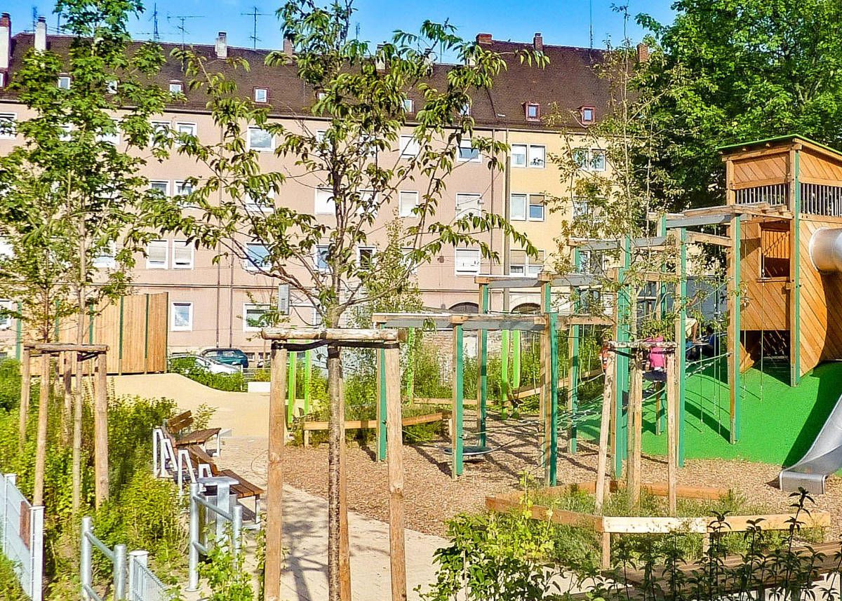 Ansicht Spielplatz Köhnstraße