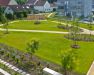 Gartenfläche mit gut berollbaren Rundwegen