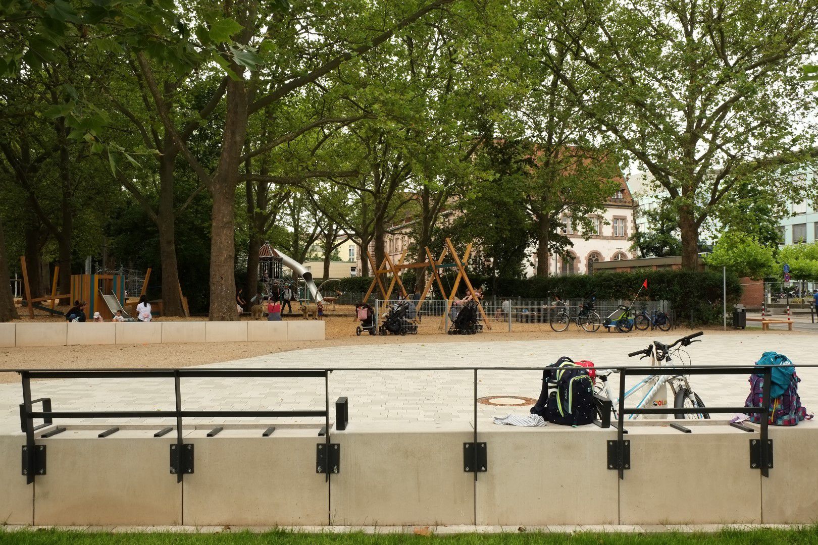 Spielplatz Prof.ErnstNathan Straße Landschaftsarchitektur Nürnberg Riede