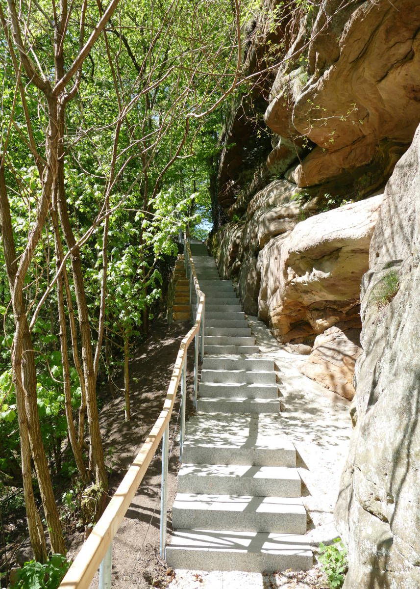 unterer Zugang Treppe